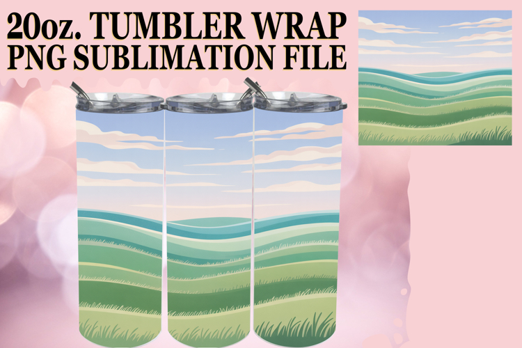 Cozy Nights 20oz tumbler wrap, Spring