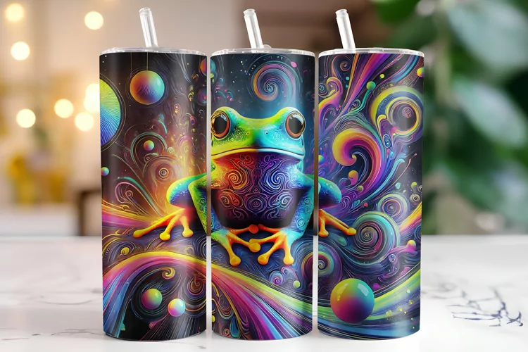 Frog Tumbler Wrap | Sublimation | Tumblers