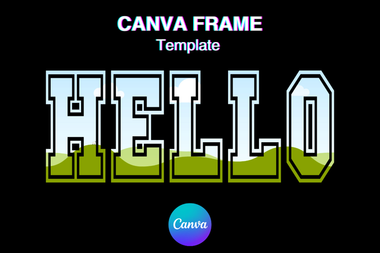 HELLO Canva Frame Hello Varsity Add Photo Shirt Design_48