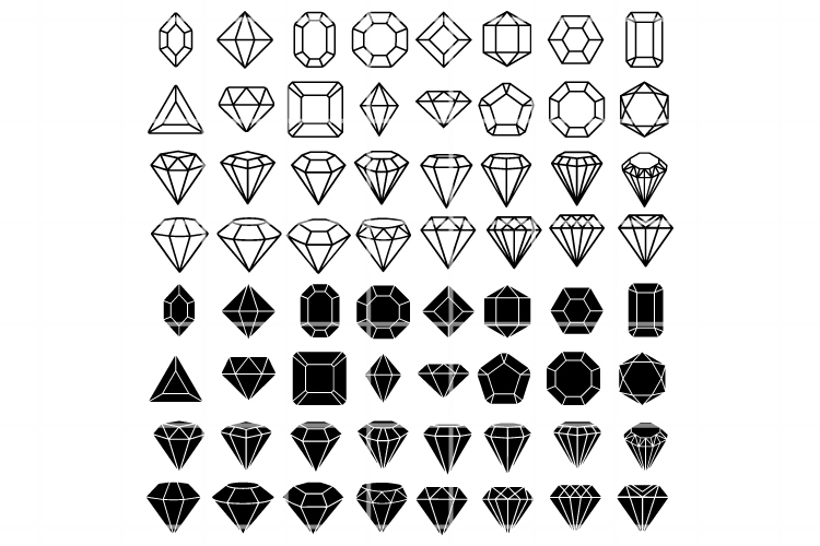 Diamond SVG, png, cut filw, clipart, cutting set, cricut.