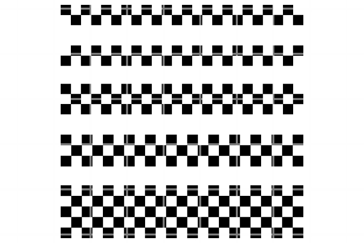 Checkerboard Pattern Borders SVG, png, cut file, clipart.
