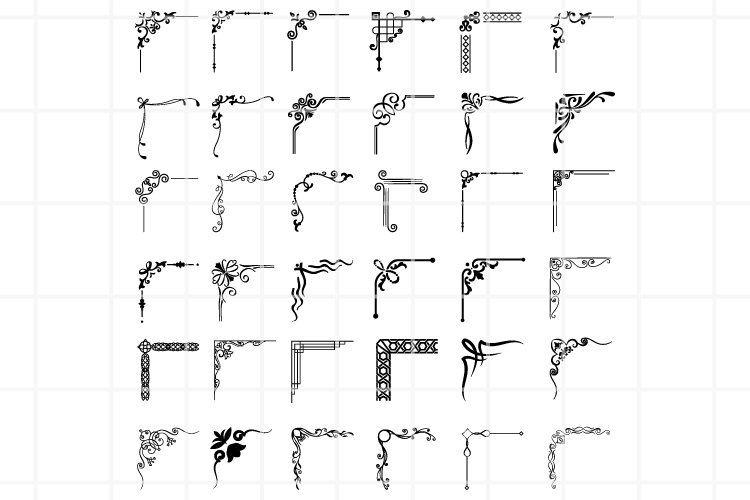 Corner svg. Corner PNG. Corner clipart. Corner cut file.