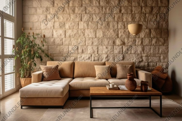 Interior of Italian Living Room 251