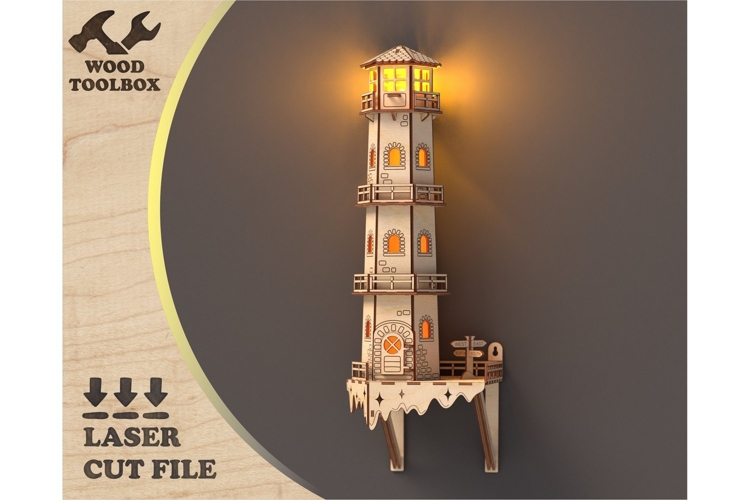 Lighthouse Laser Cut File
