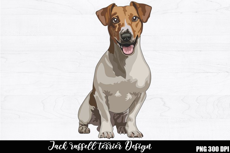 Jack russell terrier Sublimation, Jack russell PNG design example image 1