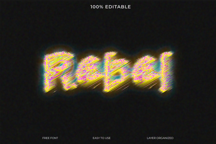 Neon Text Effect Image 24