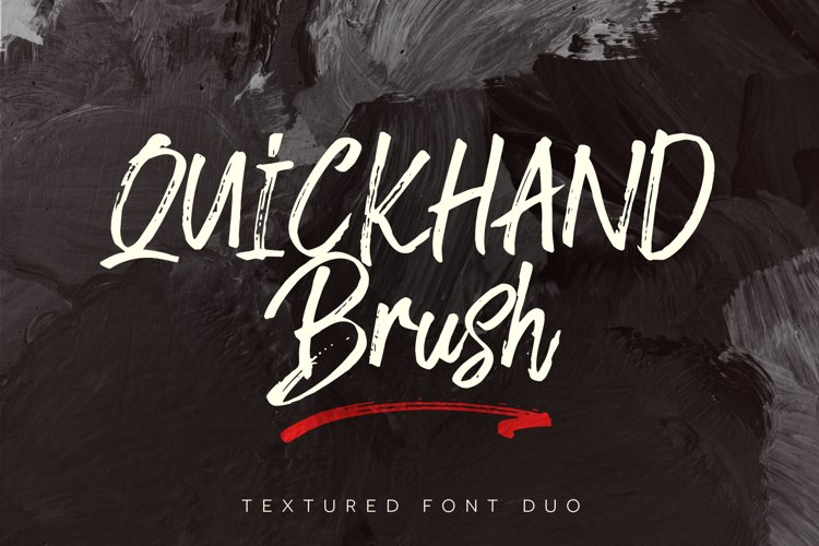 Quickhand Font Duo example image 1