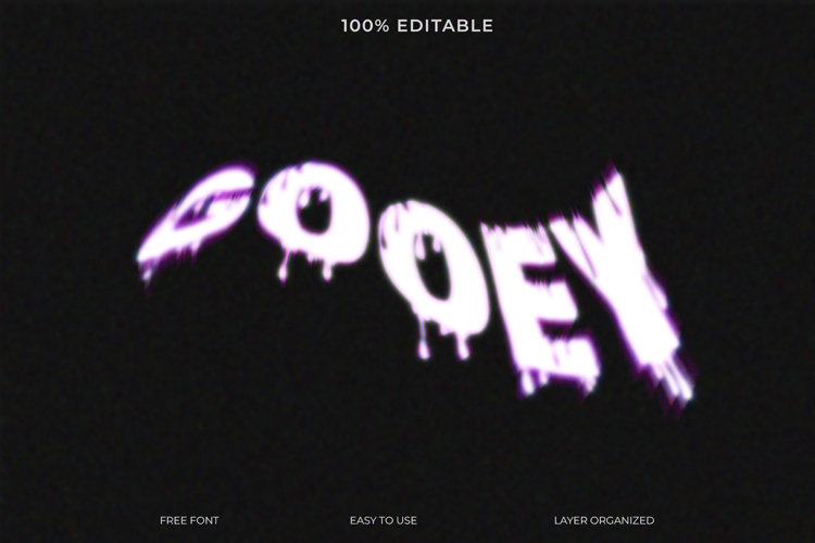 Dripping Font Image 10