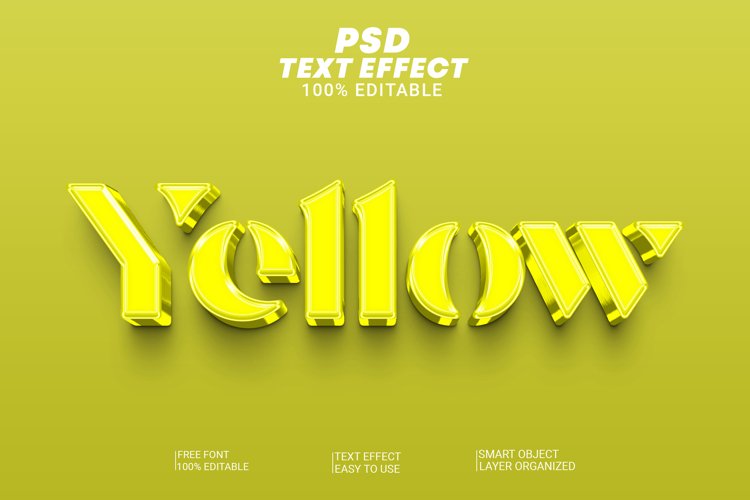 Yellow Color Text Style example image 1