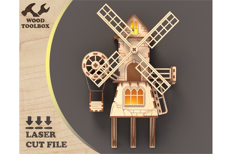 Wooden Wall House Decor Laser Cut Digital File