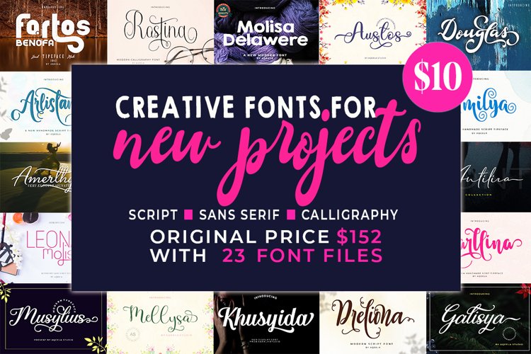 Bundles Creative Fonts for New Projects example image 1