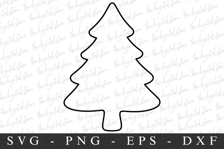 Merry Christmas Tree Svg Image 10