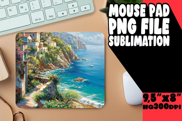 Enchanting Beauty Mouse Pad Sublimation