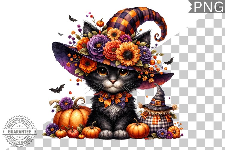 Halloween Cat Clipart Image 11