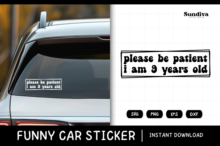 Funny Car Decals SVG Image 9