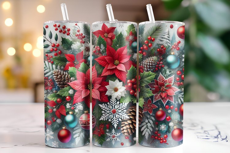 Flowers Tumbler Wrap | Sublimation | Tumblers