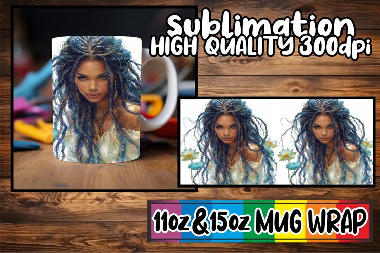 Melanin Majesty 11oz   15oz Mug Wrap Variety