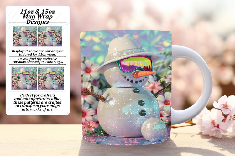 Tropical Mug Wrap Tropics: Sunny Sublimation