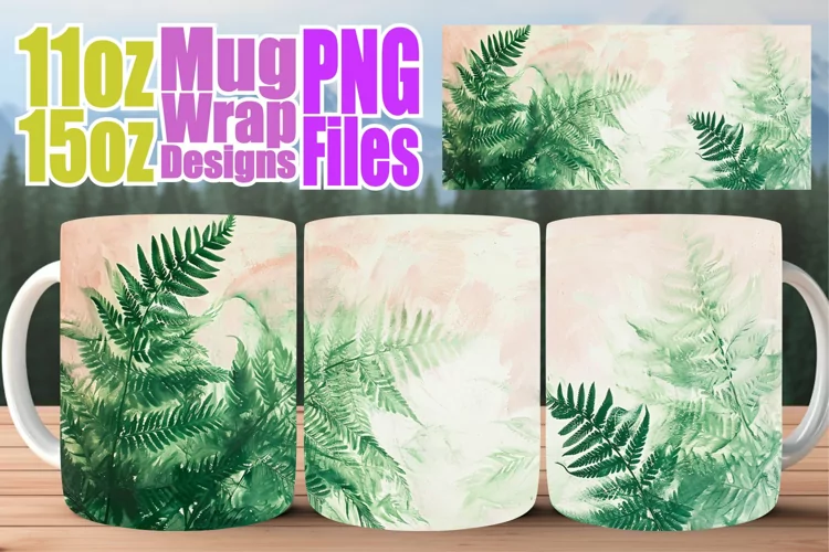 Enchanting Petal Mug: Sublimation Delight 15oz