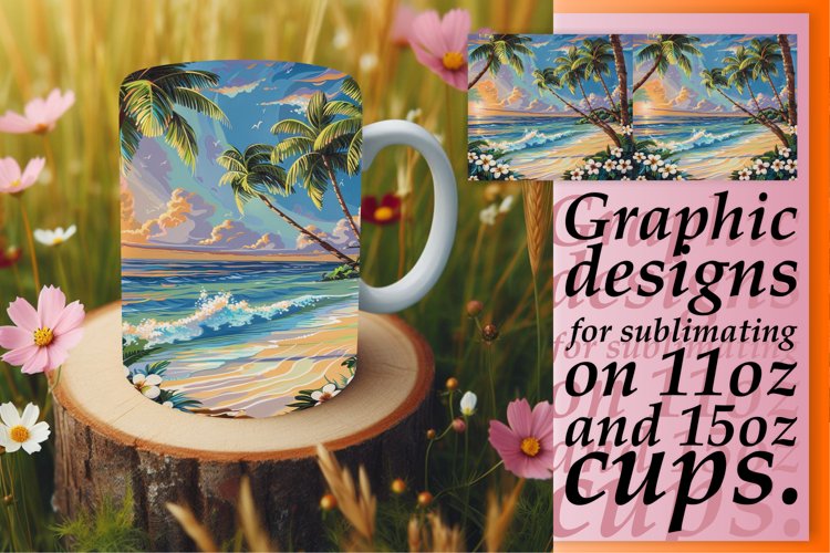 Beach Sublimation Design Image 3
