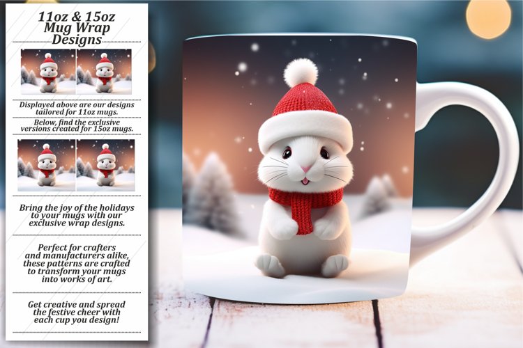 Holiday Cheer in Every Sip: Vibrant Xmas Mug Art