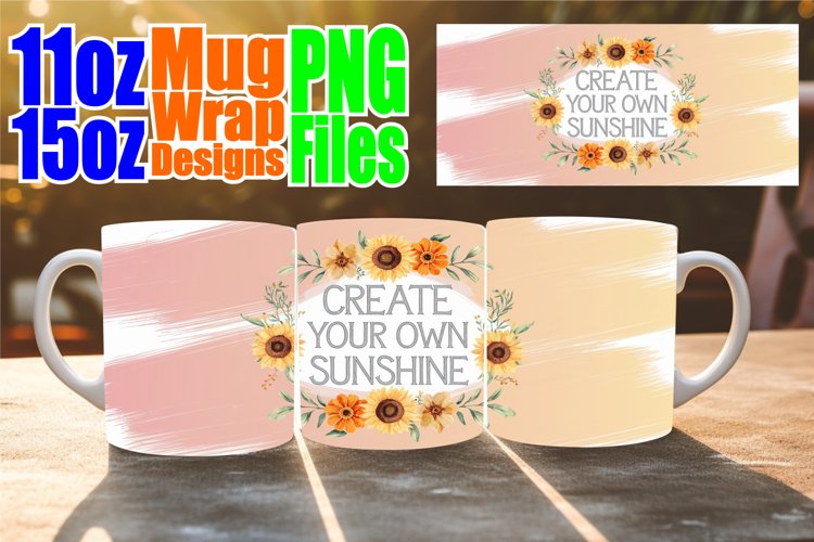 Whimsical evenings 11oz 15oz sublimation wrap, Quote example image 1