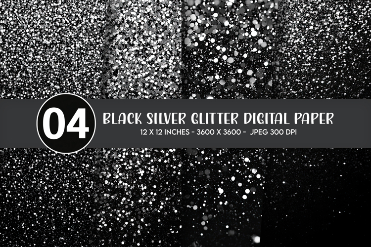 Silver Glitter Background Image 6