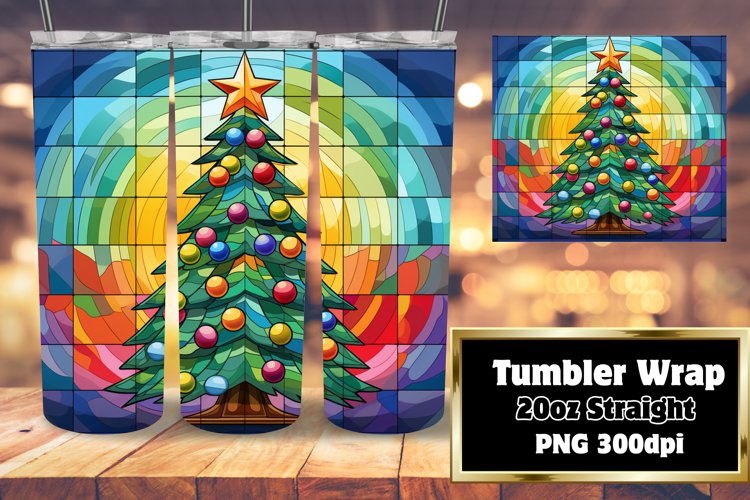 3D Holiday Vibrant Winter Ornaments Tumbler 20oz