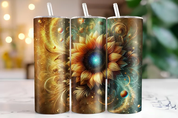 Sunflower Tumbler Wrap | Sublimation | Tumblers