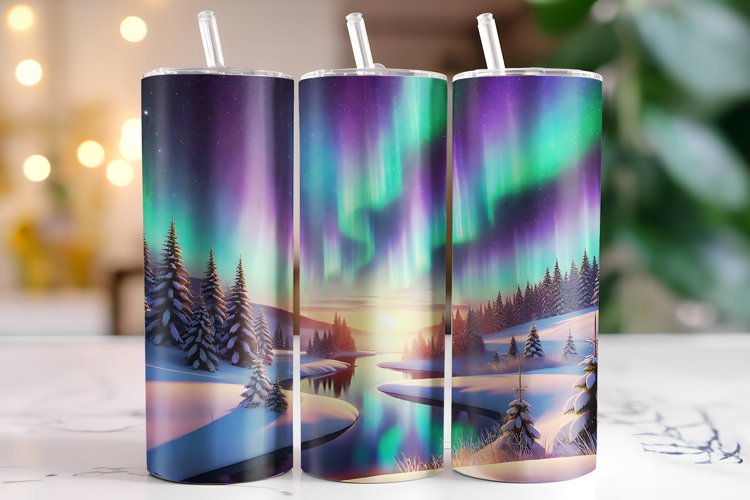 Colorful Sky Tumbler Wrap | Sublimation | Tumblers