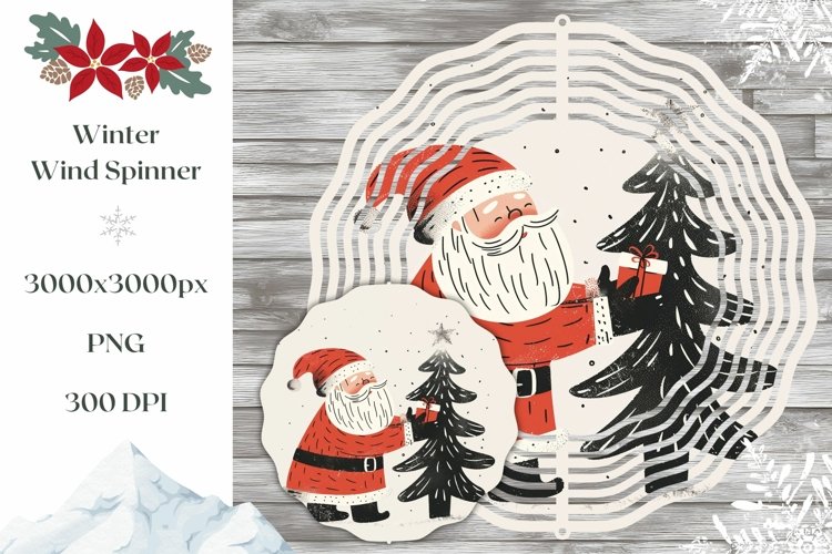 Cute Santa Clipart Image 24