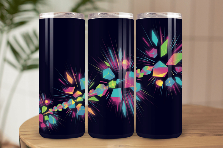 Festive Happy New Year Tumbler Wrap 2026: 20oz Skinny Tumble