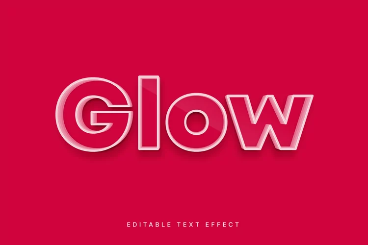 Editable Text Effect for Illustrator. Vector Graphic styles