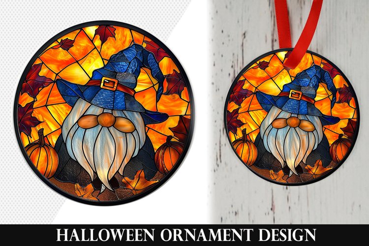 Halloween Gnome Ornament - Halloween PNG Design example image 1