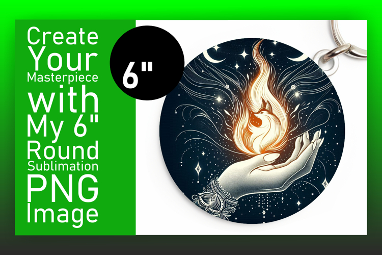 Whimsical Round Design for Car Coasters , Mystic