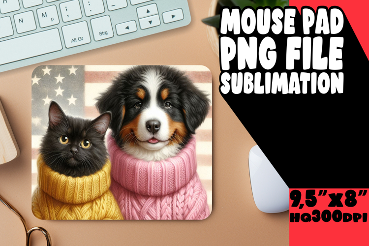 Unique MOUSE MAT Gift Ideas, Dog and cat