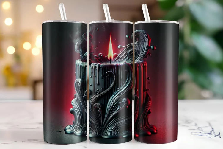 Candle Tumbler Wrap | Sublimation | Tumblers