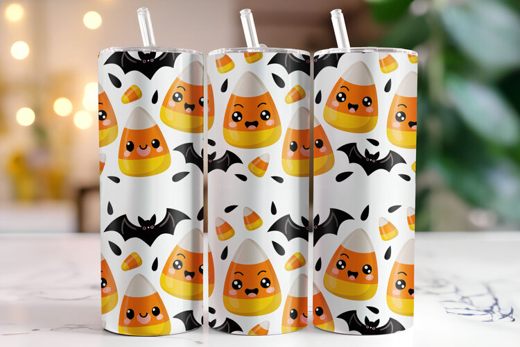 Halloween Tumbler Wrap | Sublimation | Tumblers example image 1