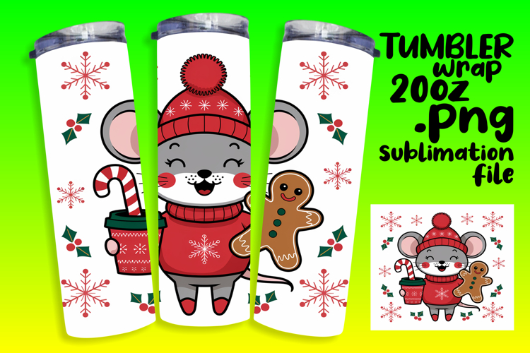 Christmas Tumbler Wrap Image 3