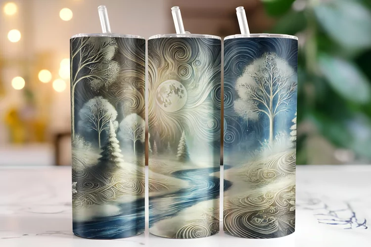 Winter Tumbler Wrap | Sublimation | Tumblers