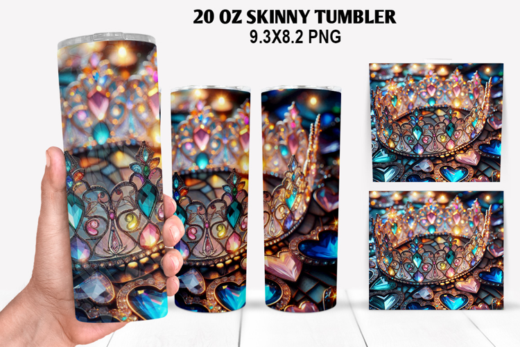 Valentine Skinny Tumbler 20oz Wrap Design, Valentine Tumbler