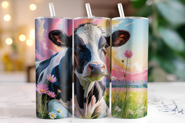 Cow Tumbler Wrap | Sublimation | Tumblers