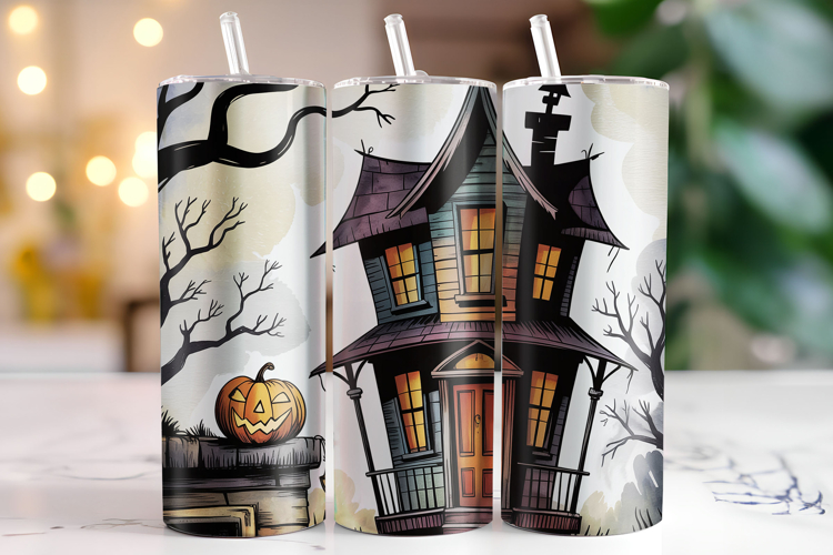 Happy Halloween Tumbler Wrap | Sublimation | Tumblers