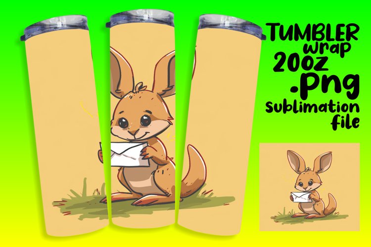Whimsical Wildlife Wonders Tumbler Design: 20oz example image 1