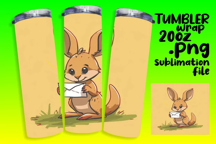 Whimsical Wildlife Wonders Tumbler Design: 20oz