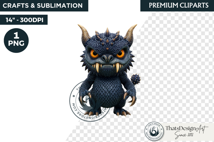 Halloween Little Monster Clipart Png, Spooky Cute Fantasy