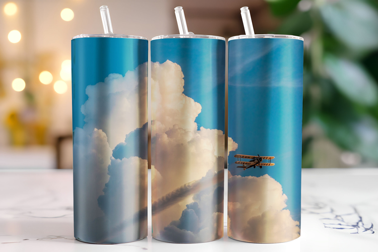 Clouds Tumbler Wrap | Sublimation | Tumblers
