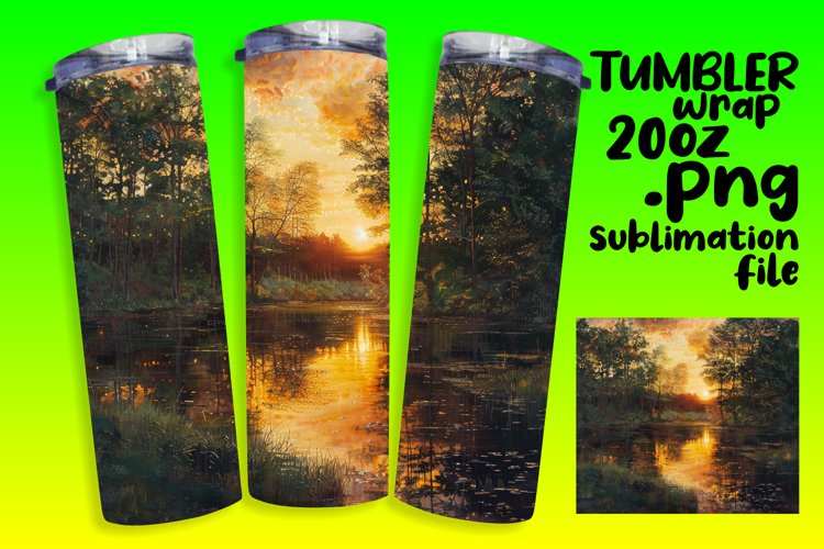 Vibrant Skies Tumbler Wrap 20oz
