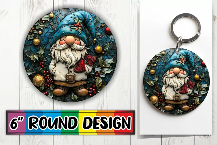Sweet Circle Car Coaster Design, Holiday