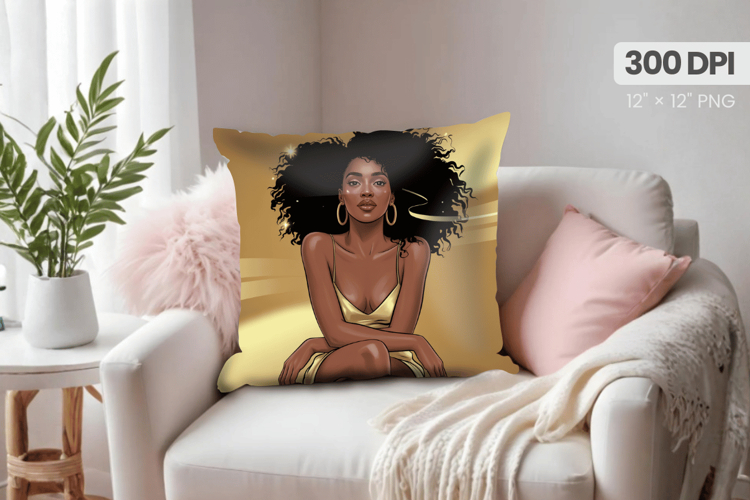 Black Girl Afro Png Image 19